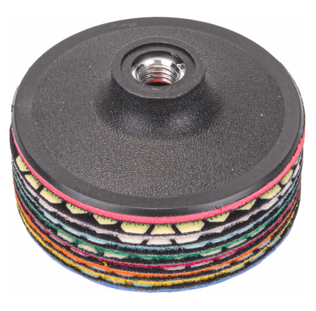 Set 7 discuri diamantate polish gresie 100mm cu suport M14 PM1109 (PM-DPP-100TS) [1]