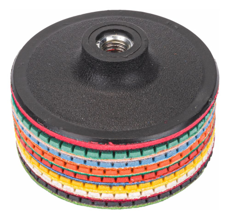 Set 7 discuri diamantate polish umed gresie 100mm cu suport M14 PM1108 (PM-DPP-100TM) [1]