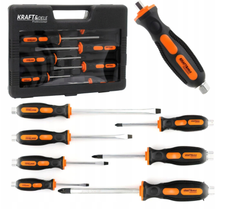 Scule de mana - Set 7 surubelnita plate cruce impact (KD10899)