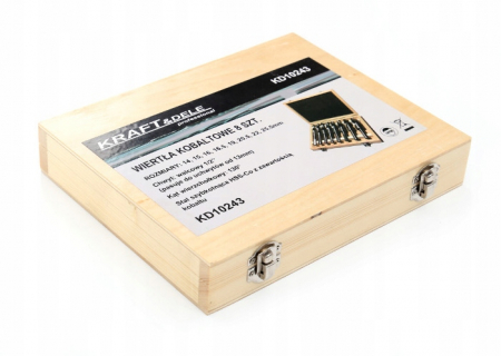 Set 8 burghie cobalt HSS 14-25.5mm pentru metal (KD10243) [1]