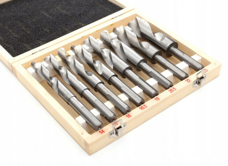 Scule de mana - Set 8 burghie cobalt HSS 14-25.5mm pentru metal (KD10243)