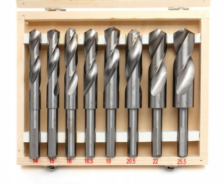 Set 8 burghie cobalt HSS 14-25.5mm pentru metal (KD10243) [2]