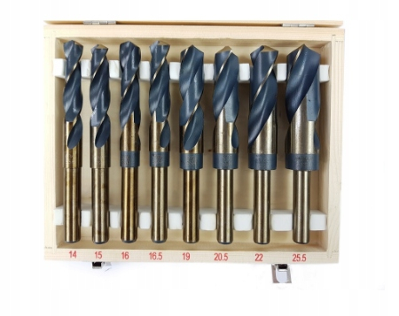 Set 8 burghie cobalt HSS 14-25.5mm pentru metal (S10419) [4]
