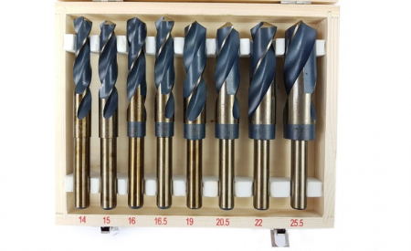 Set 8 burghie cobalt HSS 14-25.5mm pentru metal (S10419) [1]