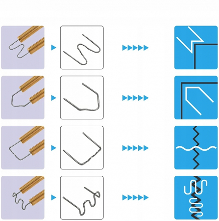Set 800 capse cleme sarme agrafe sudat lipit plastic (KD10765) [2]