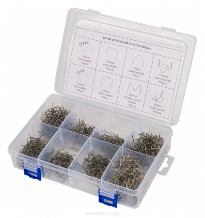 Set 800 capse cleme sarme agrafe sudat lipit plastic (RTZZP0087) [3]