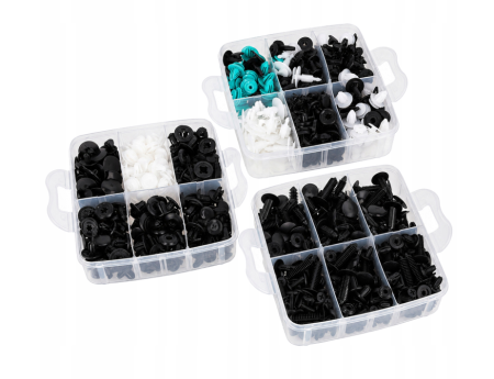 Set 800 clipsuri si cleme auto + 45 accesorii, 845 bucati, cu organizator (S11572) [10]