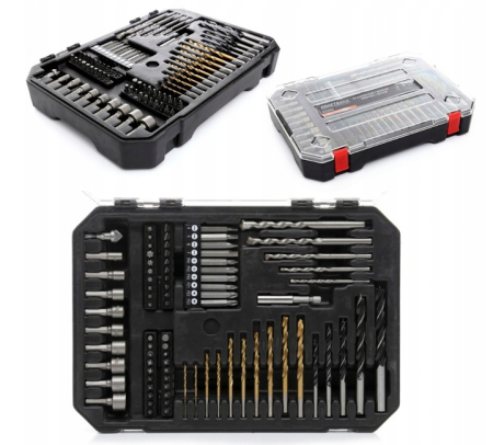 Produse noi (necategorizate) - Set 81piese burghie surubelnite biti accesorii (KD992)