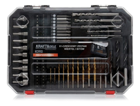 Set 81piese burghie surubelnite biti accesorii (KD992) [1]
