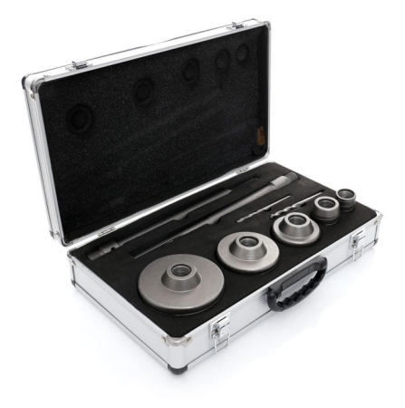 Burghie/freze/carote/dalti/dornuri/cutite strung/punctatoare - Set 9 buc carota freza pentru zidarie 30-100mm SDS PLUS (KD10277)