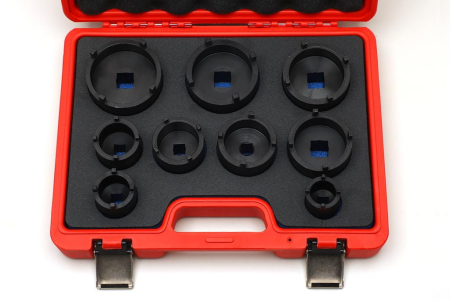 Set 9 buc chei tubulare pentru piulite cu flansa KM4-KM12  (KD12536) [3]