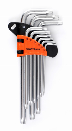 Produse noi (necategorizate) - Set 9 chei torx T10-T50 cu suport (KD11933)