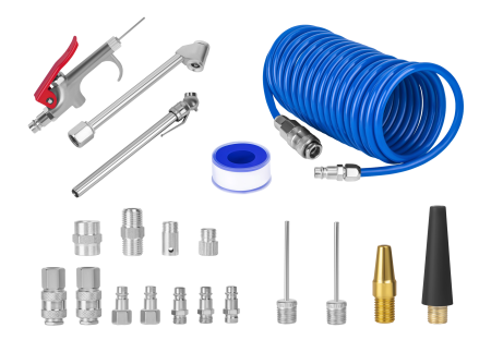 Altele - Set accesorii pneumatice 1/4" 20 piese pentru aer comprimat (KD2179)