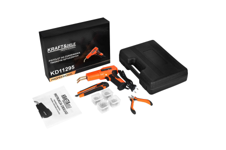 Altele - Set aparat de sudura plastic 85 W + accesorii (KD11295)
