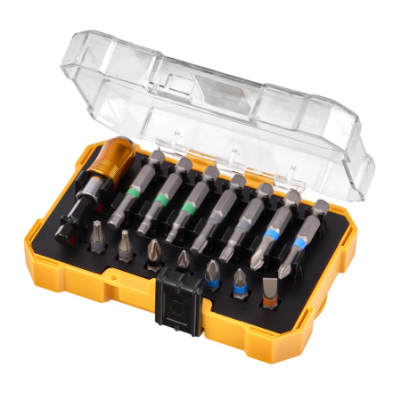 Set biti cu adaptor 15piese surubelnita filetanta (KD10473) [9]