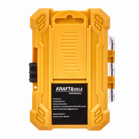 Set biti cu adaptor 15piese surubelnita filetanta (KD10473) [2]