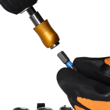 Set biti cu adaptor 28piese surubelnita filetanta (KD10474) [5]