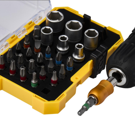 Set biti cu adaptor 28piese surubelnita filetanta (KD10474) [7]