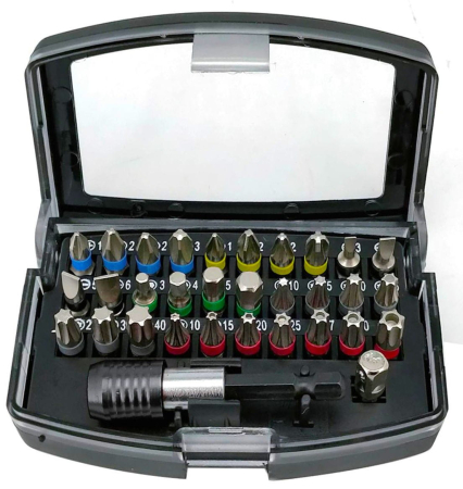 Altele - Set biti cu adaptor 32piese surubelnita filetanta (KD10472)