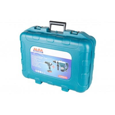 Set bormasina cu acumulator 18V si bormasina cu percutie 2000W cu trusa accesorii (ALRH21L) [7]