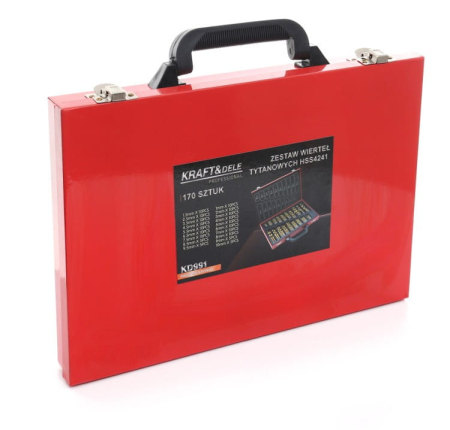 Set burghie din titan HSS pentru metal 170 buc (KD991) [5]