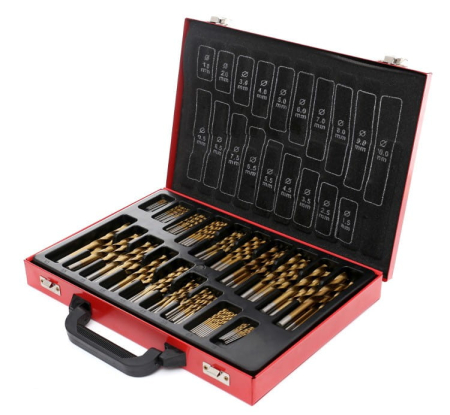 Set burghie din titan HSS pentru metal 170 buc (KD991) [4]