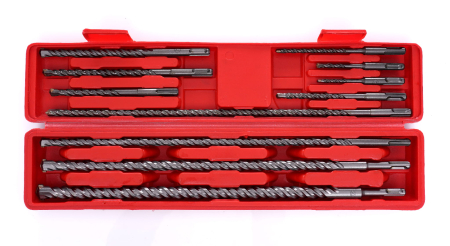Burghie/freze/carote/dalti/dornuri/cutite strung/punctatoare - Set burghie pentru beton 11 buc SDS (KD984)