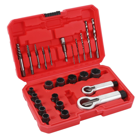 Set burghie si chei tubulare pentru indepartare suruburi rupte, 26 bucati (KD5988) [1]