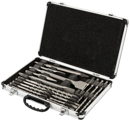 Set burghie si dalti SDS Plus 17 piese pentru beton zidarie cu valiza PM1488 (PM-ZWD-17T) [1]