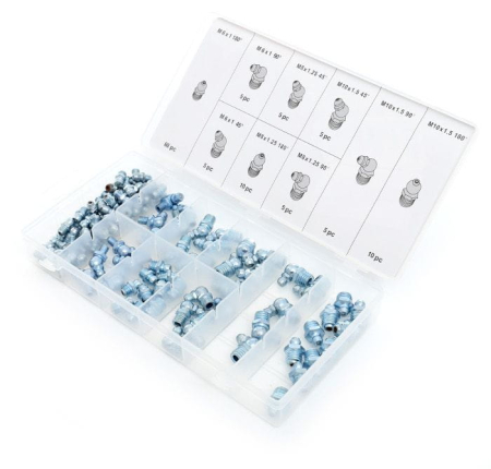Set capete metalice gresoare pentru gresare 110 elemente (KD10507) [2]