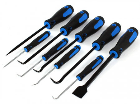 Extractoare / Prese - Set carlige raclete extractoare garnituri cu maner 9piese (S10876)