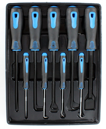 Set carlige raclete extractoare garnituri cu maner 9piese (S10876) [4]
