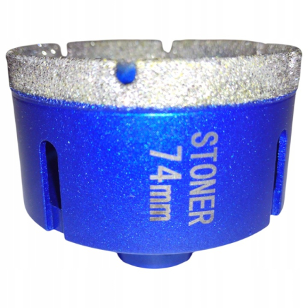 Set carote diamantate 20-74mm + disc taiere + freza conica 20-48mm piatra gresie faianta beton (S12205) [3]