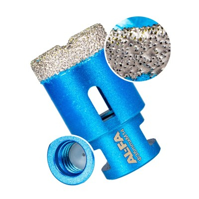 Set carote diamantate conice 6-68mm pentru gresie si portelan, cu adaptor si cutie (3337) [3]