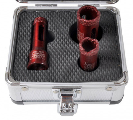 Set carote diamantate piatra gresie faianta beton 16-25mm M14 4piese (BP-1990) [4]