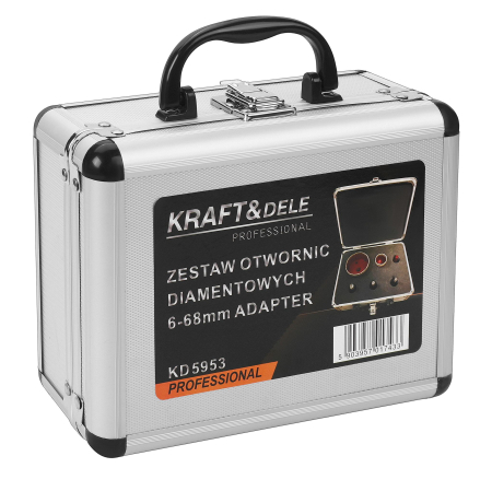 Set carote diamantate piatra gresie faianta beton 6-68mm 6piese (KD5953) [6]