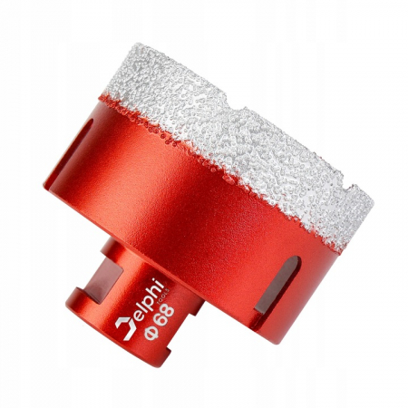 Set carote diamantate piatra gresie faianta beton 6-68mm HEX M14 6piese (CAR668M14-11) [2]