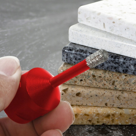 Set carote diamantate piatra gresie faianta beton 6-68mm HEX M14 6piese (CAR668M14-9) [6]