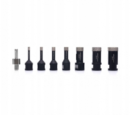 Set carote diamantate piatra gresie faianta beton 6-68mm M14 12piese (KD11227) [6]
