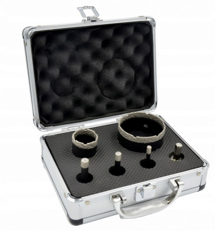 Scule de mana - Set carote diamantate piatra gresie faianta beton 6-68mm M14 6piese (CAR668M14-13)