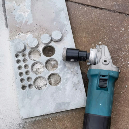 Set carote diamantate piatra gresie faianta beton 6-68mm M14 6piese (CAR668M14-14) [1]