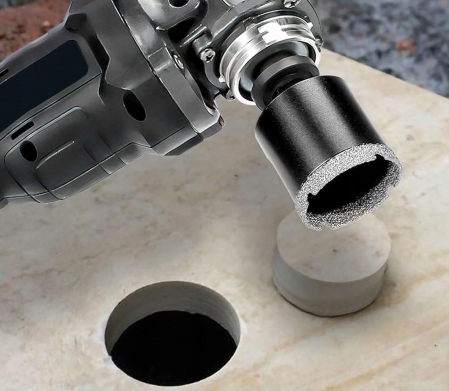 Set carote diamantate piatra gresie faianta beton 6-68mm M14 6piese (CAR668M14-14) [6]