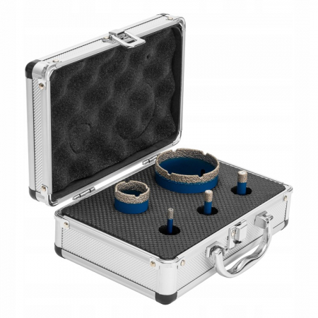 Set carote diamantate piatra gresie faianta beton 6-68mm M14 6piese (CAR668M14-15) [4]