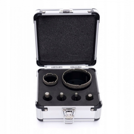 Set carote diamantate piatra gresie faianta beton 6-68mm M14 6piese (FT05DH) [2]