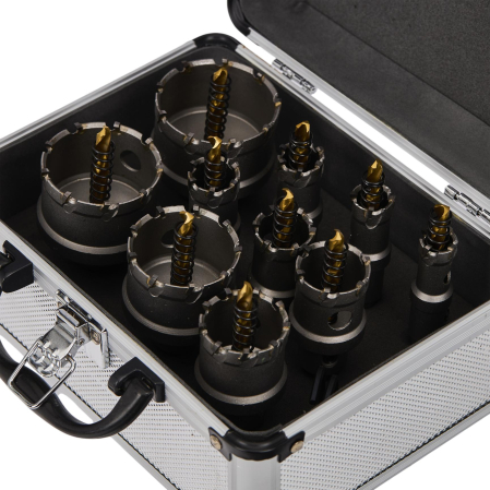 Set carote vidia metal 16-53mm M14 10piese (KD10061) [3]