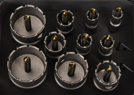 Set carote vidia metal 16-53mm M14 10piese (KD10061) [14]