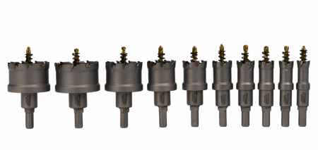 Set carote vidia metal 16-53mm M14 10piese (KD10061) [5]