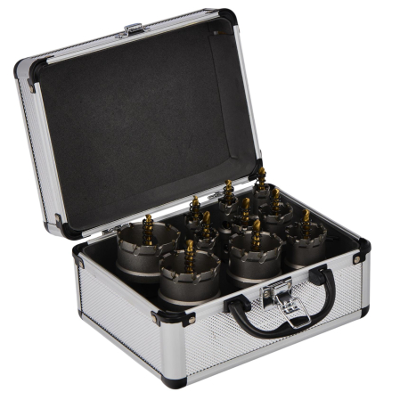 Set carote vidia metal 16-53mm M14 10piese (KD10061) [1]