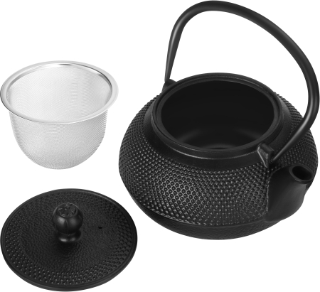 Set ceainic fonta cu cesti infuzor si incalzitor pentru preparare si servire ceai (KD4271) [9]