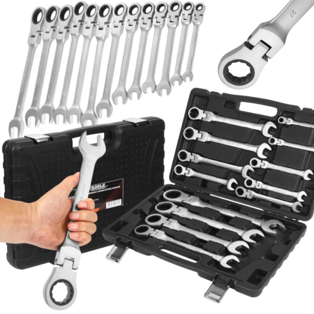 Produse noi (necategorizate) - Set chei combinate cu clichet 13 buc 8-32 mm (KD11305)